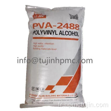 Haute pureté à 99% poudre instantanée PVA 2488